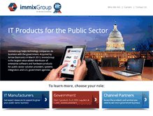 Tablet Screenshot of immixgroup.com